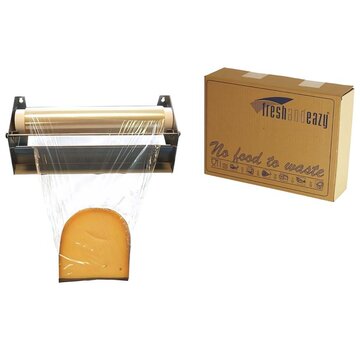 Kaasfolie 30 cm x 300 meter 10 my - Doos met 3 rollen