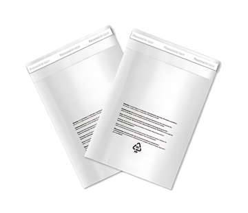 Specipack Sachet PP transparent 270 x 380 mm - Avec texte d'avertissement - Boîte de 1 000 sachets