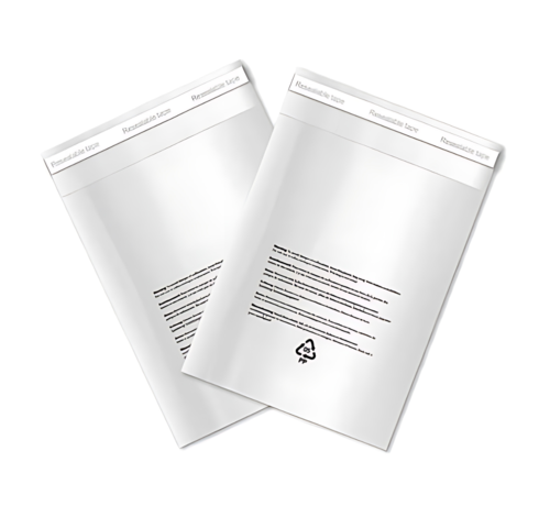 Specipack Sachet PP transparent 270 x 380 mm - Avec texte d'avertissement - Boîte de 1 000 sachets