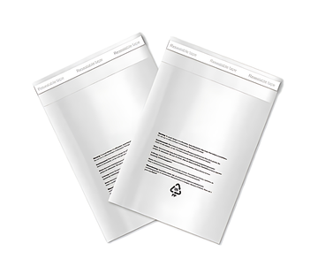 Specipack Transparante PP zak 320 x 480 mm - Met waarschuwingstekst - Doos met 1.000 zakken