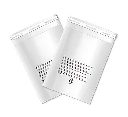 Specipack Sachet PP transparent 320 x 480 mm - Avec texte d'avertissement - Boîte de 1 000 sachets