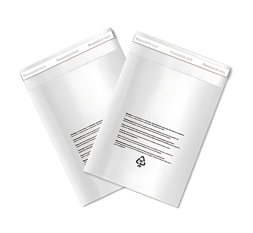 Specipack Transparante PP zak 400 x 600 mm - Met waarschuwingstekst - Doos met 500 zakken