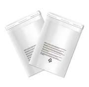 Specipack Transparante PP zak 450 x 740 mm - Met waarschuwingstekst - Doos met 500 zakken