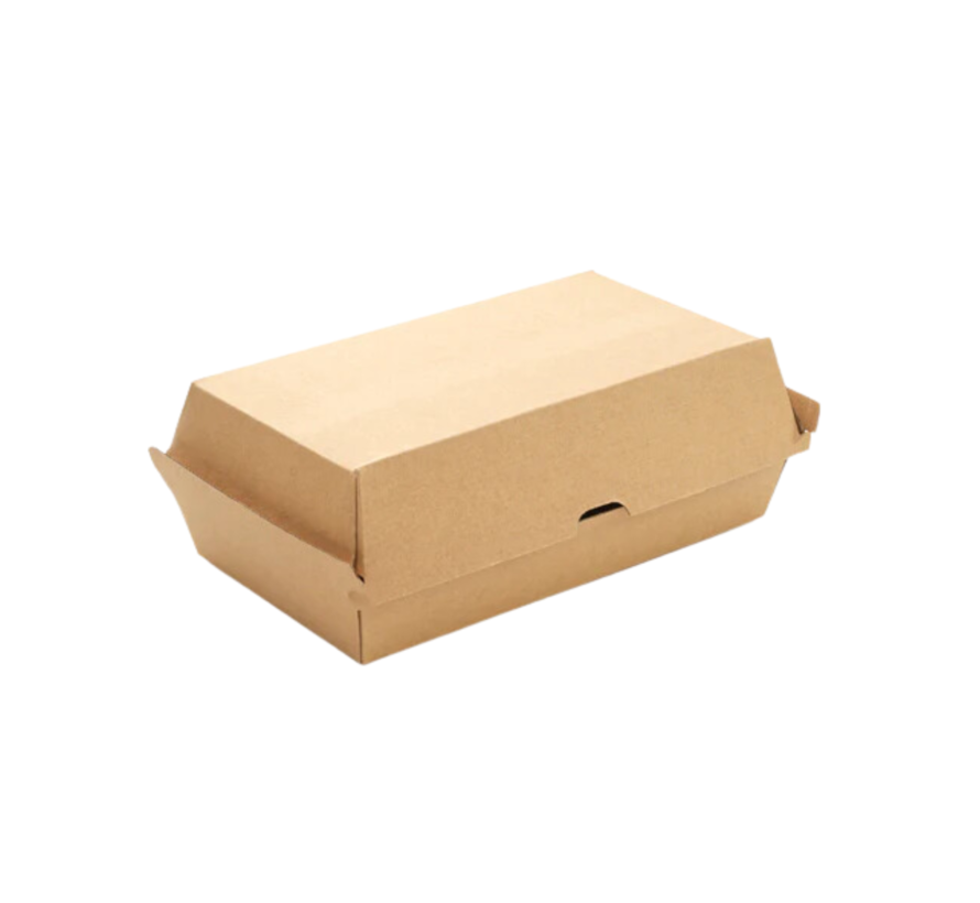 Loempia box FSC golfkarton - 205 x 108 x 78 mm - Doos met 80 stuks
