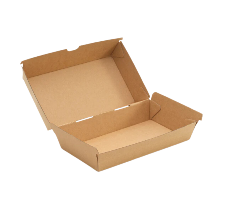 Boîte de rouleaux de printemps en carton ondulé FSC - 205 x 108 x 78 mm - Boîte de 80 pièces