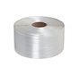 Bande textile tissée - 13 mm x 1100 m blanc - Résistance à la traction 550 kg