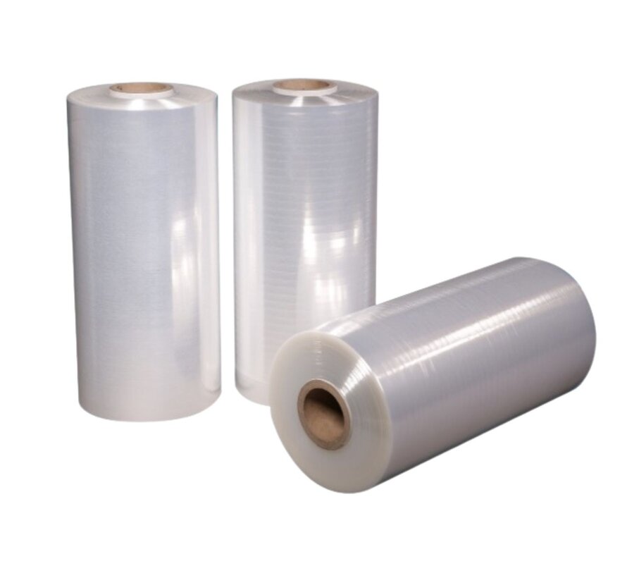 Machinewikkelfolie 150% - Dikte 17 my - 500 mm breed