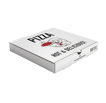 Pizzadoos bedrukt met logo - 2 Kleuren opdruk - 12.000 stuks