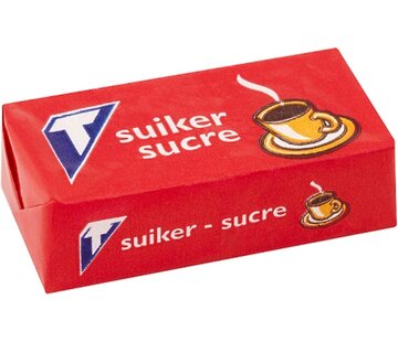 Tienen - morceaux de sucre - boîte avec 1071 morceaux de sucre