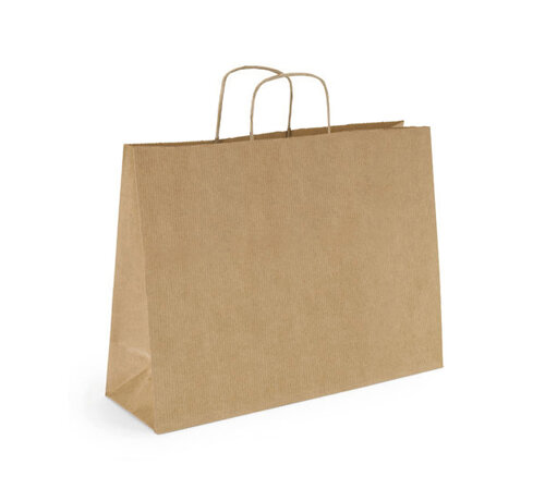 Specipack Sacs en papier - 54 x 14 x 44 cm - Cordon torsadé - 250 pièces