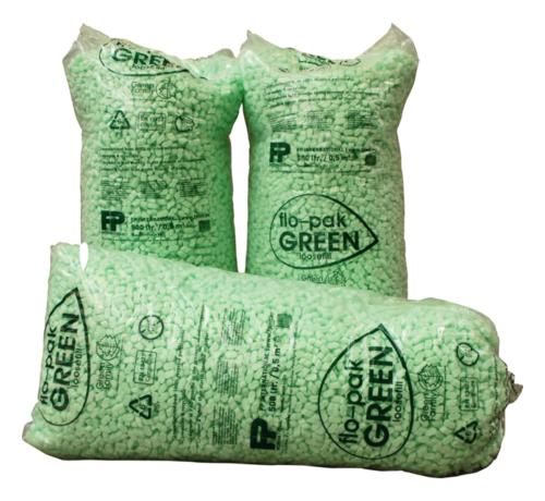 Flo-pak Filling Chips Biodégradable - Matériau de remplissage - Sac de 400 litres - 8 chips formés