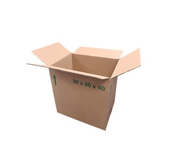 Half Euro Box 40 - 40 x 30 x 40 cm - Double vague - Avec poignées