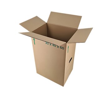 Halve Eurodoos 60 - 40 x 30 x 60 cm - Dubbele golf - Met handgrepen