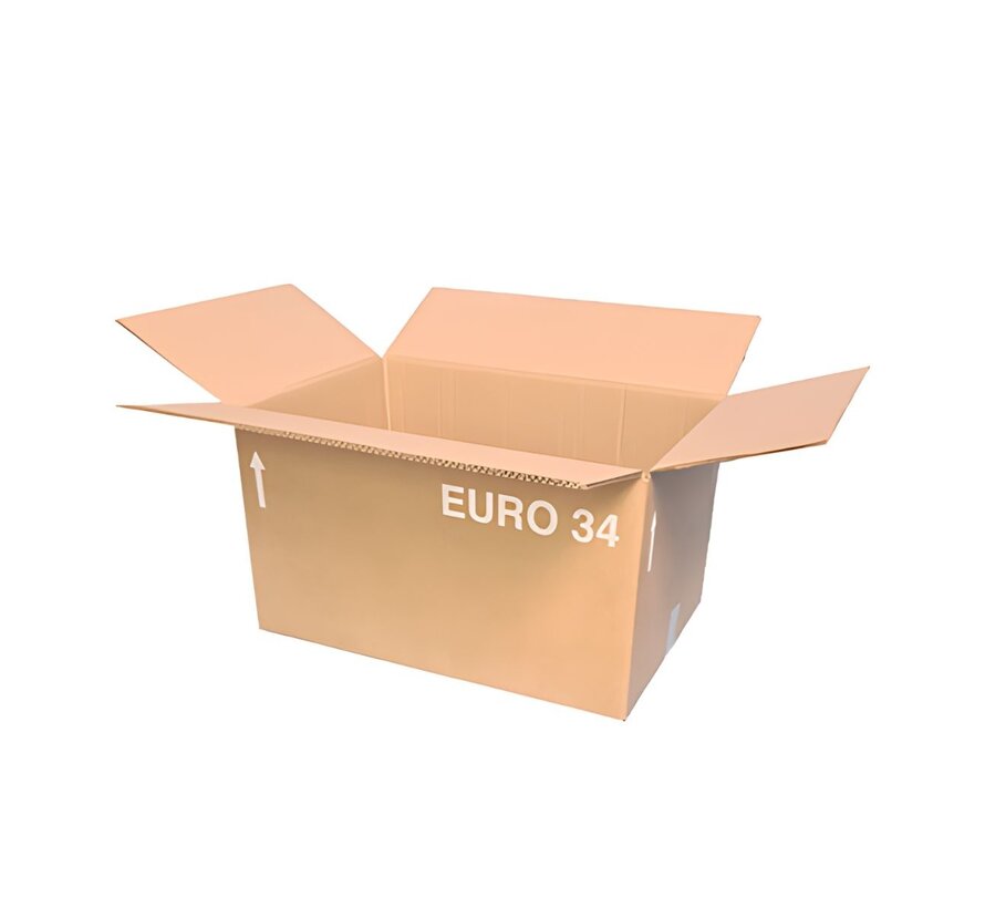 Hele Eurodoos 34 - 60 x 40 x 34 cm - Dubbele golf - Met handgrepen