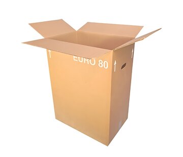 Hele Eurodoos 80 - 60 x 40 x 80 cm - Dubbele golf - Met handgrepen