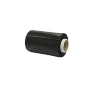 30 Mini Rollen Stretchfolie Wikkelfolie 23 my Zwart - 10 cm x 250 m per bundelfolie rol