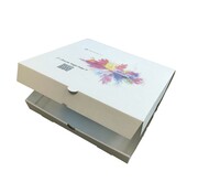 Specipack Pizzadoos golfkarton wit bedrukt met eigen ontwerp - 33x33x4,5cm - Bundel met 100 stuks