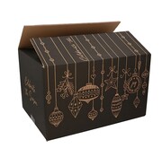 Specipack Geschenkdozen kerst - zwart - 590 x 390 x 306 mm - bundel met 15 dozen