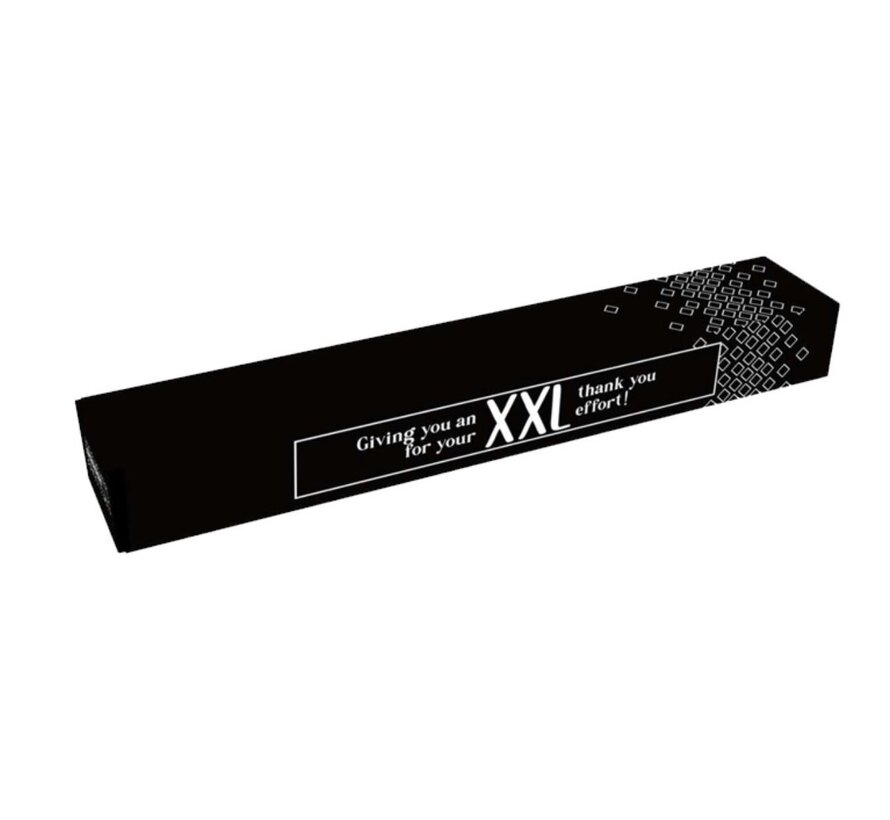 Geschenkdozen 75 cm lang - XXL Thank You - 750 x 165 x 140 mm - Pak 50 stuks