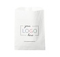Sacs en papier imprimés - 10 x 16 cm - Blanc - Boîte de 1 000 sacs imprimés