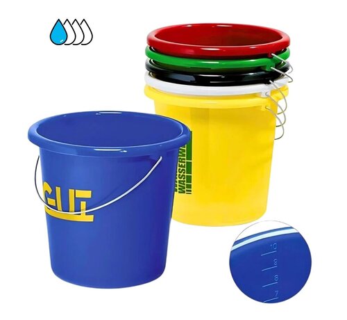 Impression de seaux 5L - Imprimé avec texte et logo - 100 pièces - Impression une couleur