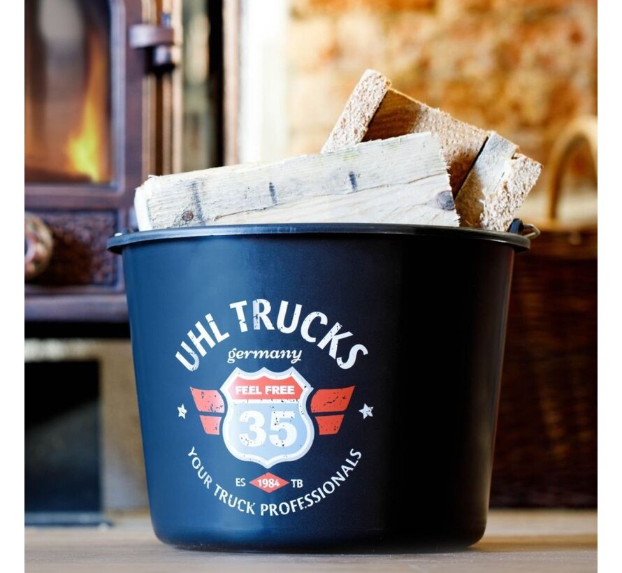 Impression de seaux 12L - Imprimé avec texte et logo - Par 100 pièces - Impression en deux couleurs