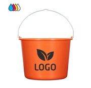 Impression de seaux 12L - Imprimé avec texte et logo - Par 100 pièces - Impression en trois couleurs