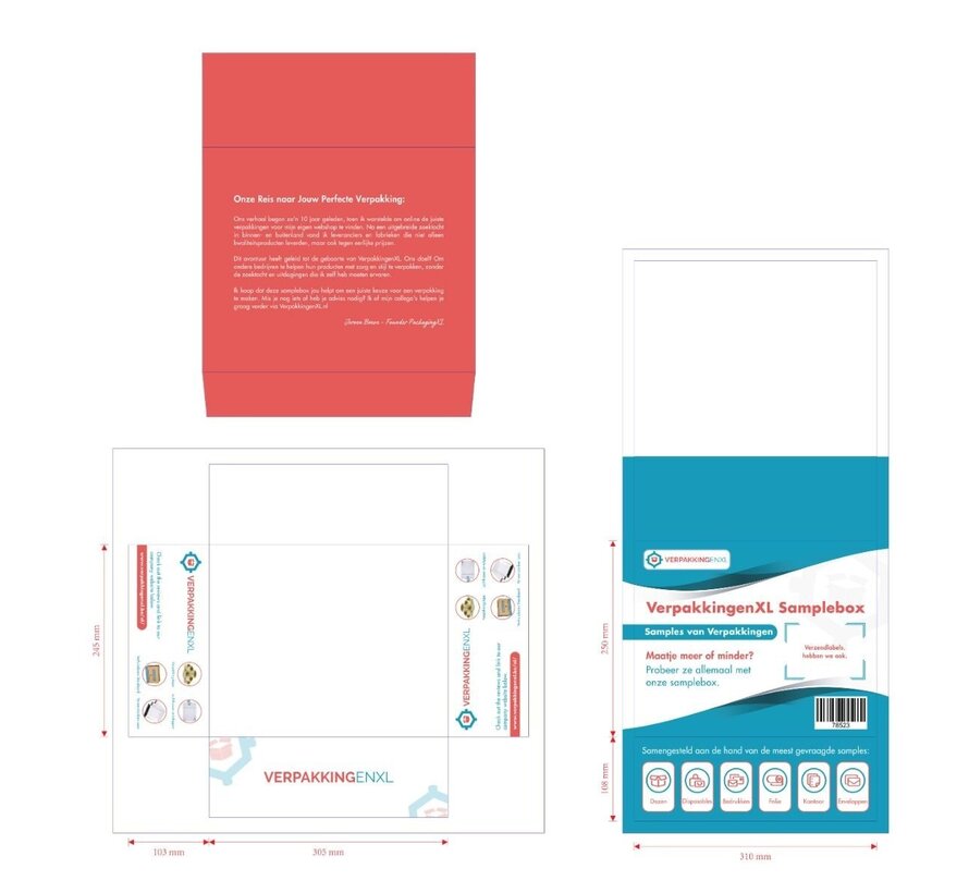 Doos laten ontwerpen - Product verpakking ontwerp - Designservice