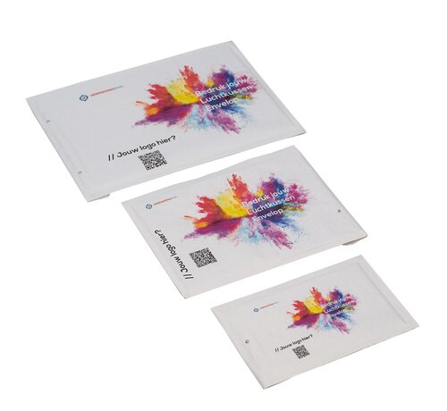 Luchtkussen enveloppen I19 - Bedrukt met jouw ontwerp - 300 x 445 mm - Doos met 50 stuks