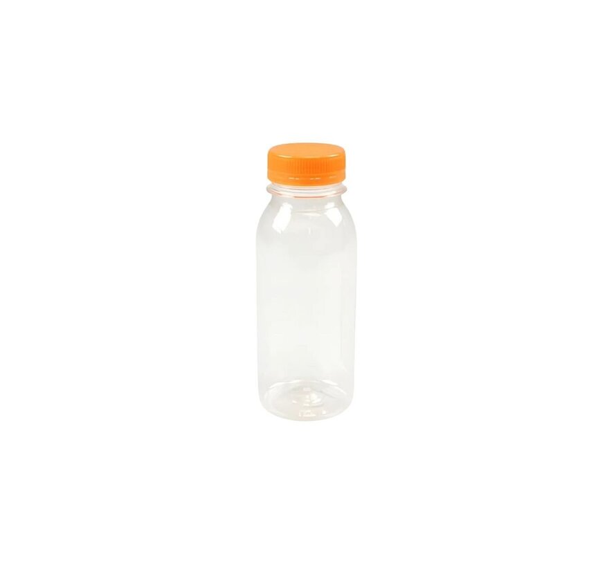 PET fles 250ml - Inclusief dop - Doos met 200 stuks