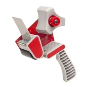 Specipack Tape dispenser 50 mm - Kunststof grijs/rode dispenser - Budget