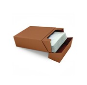 Boîtes à cartes de visite en kraft brun - 60 x 95 x 36 mm - Convient pour 100 cartes - Emballage de 250 pièces