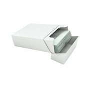 Kraft visitekaartdoosjes wit - 60 x 95 x 36 mm - Geschikt voor 100 kaartjes - Verpakking met 250 stuks
