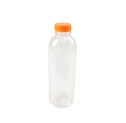 PET fles 500ml - Inclusief dop - Doos met 125 stuks