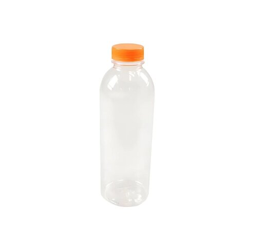 PET fles 500ml - Inclusief dop - Doos met 125 stuks