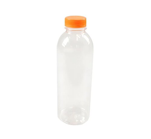 PET fles 1000ml - Inclusief dop - Doos met 50 stuks