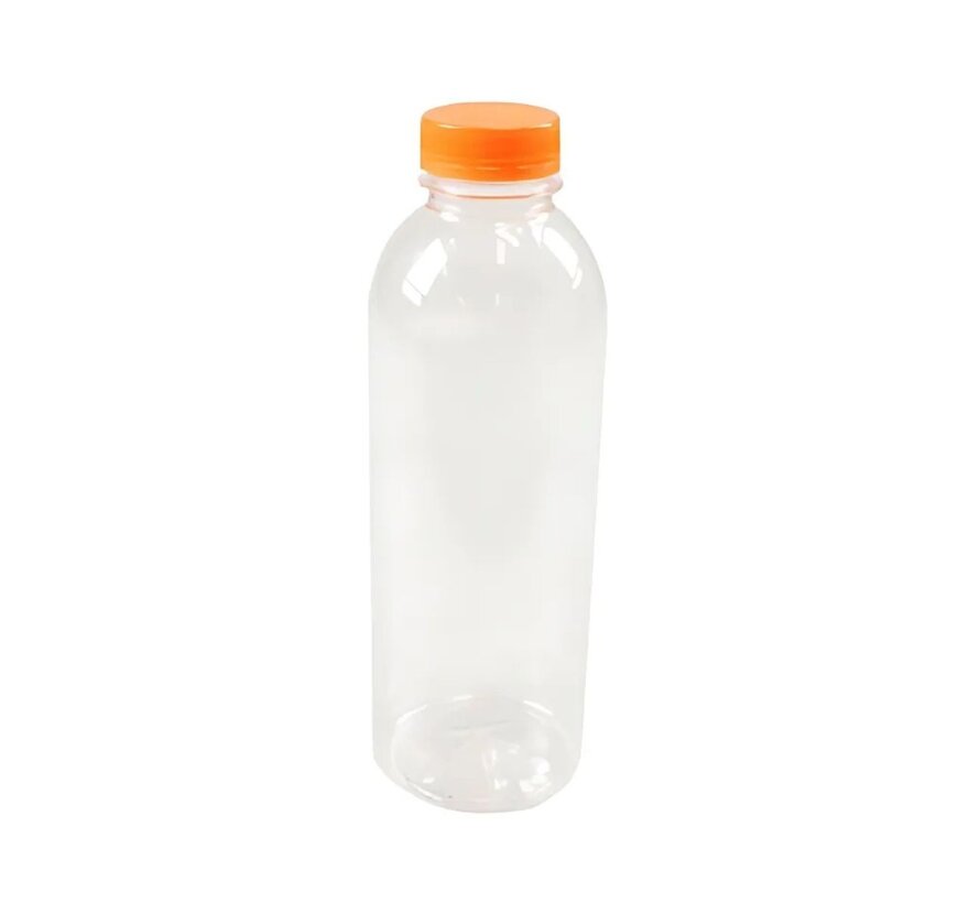 PET fles 1000ml - Inclusief dop - Doos met 50 stuks