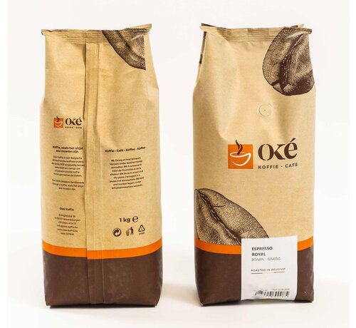 Oké koffiebonen, zak van 1 kg, Espresso Royal