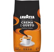 Lavazza café en grains cafe crema e gusto classic, sac de 1 kg