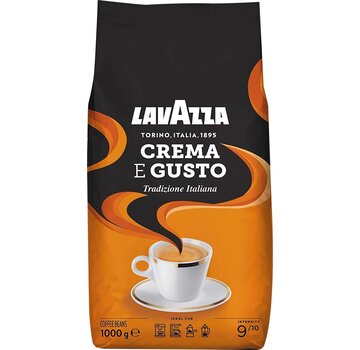 Lavazza koffiebonen cafe crema e gusto classic, zak van 1 kg