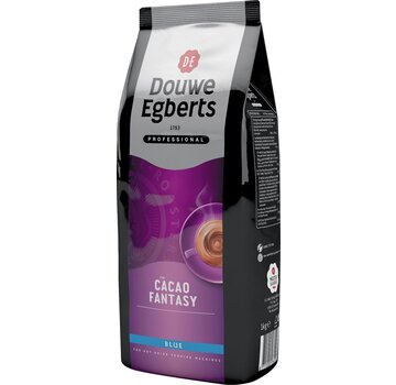 Douwe Egberts Cocoa Fantasy Bleu poudre de cacao pour distributeurs automatiques, paquet de 1 kg