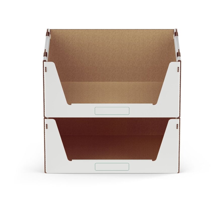 Pickbox® Max - Bac empilable en carton 800 x 600 x 360 mm - Capacité de charge 25 KG