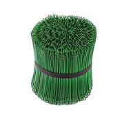 Attaches torsadées vertes 1 mm x 140 mm - Emballage de 1.000 pièces