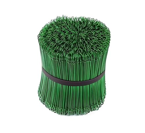 Attaches torsadées vertes 1 mm x 140 mm - Emballage de 1.000 pièces