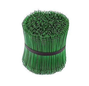Attaches torsadées vertes 1 mm x 150 mm - Emballage de 1.000 pièces