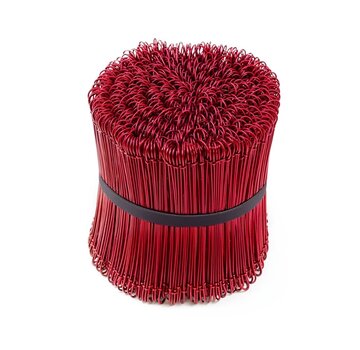 Reliures rouges 1 mm x 200 mm - Emballage de 1.000 pièces
