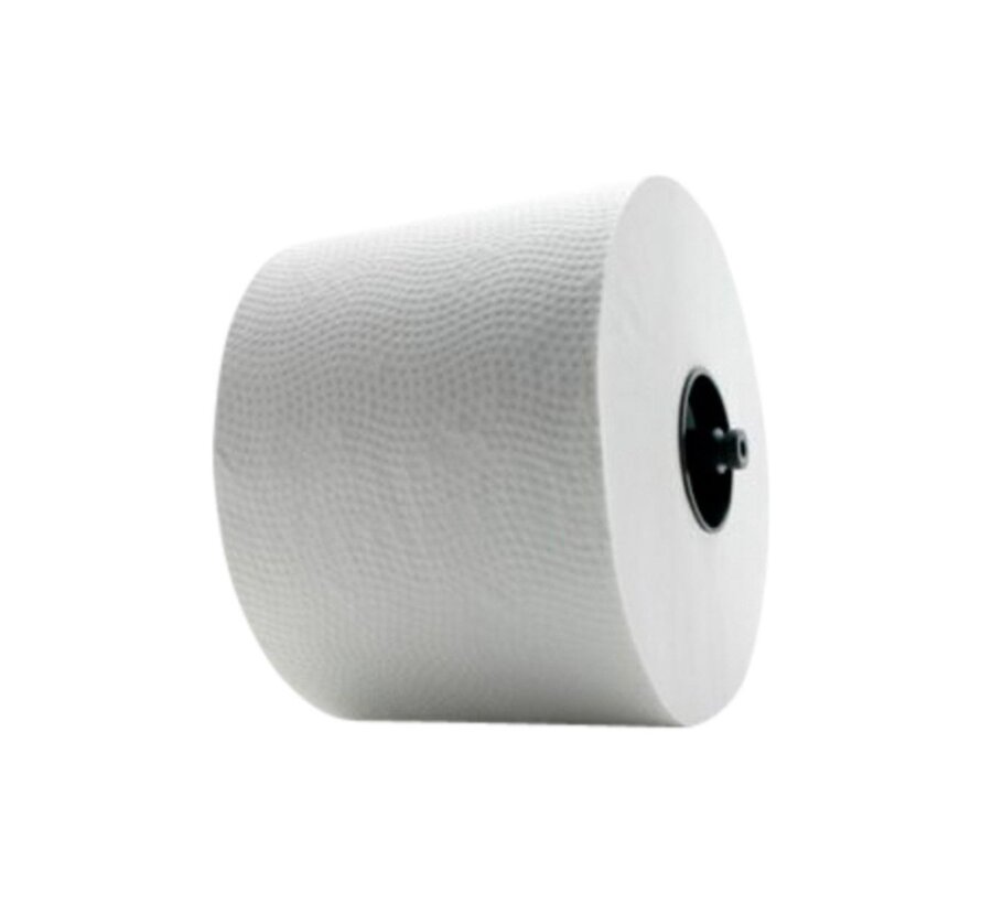 Rouleaux Système Satino Black Blanc 2 couches 100 mètres - Emballage de 24 rouleaux