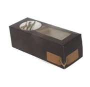 Boîte à roulade Greystone 25 x 10 x 9 cm - Avec fenêtre - Boîte de 200 pièces