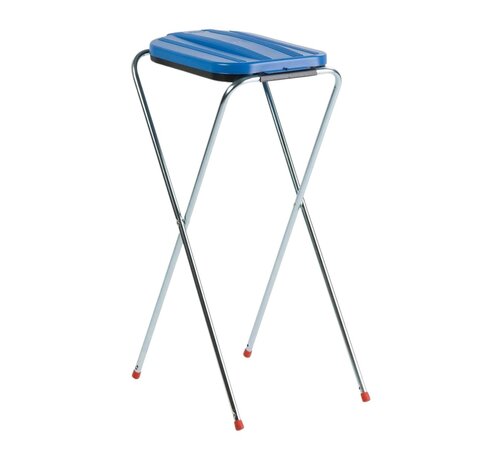 Support sac à déchets 120 litres - Simple bleu