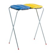 Support sac à déchets 120 litres - Duo - Jaune et Bleu